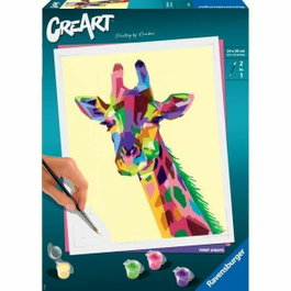 Ravensburger CreArt Kit de peinture par numéro Girafe 24x30 cm