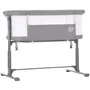 Nania - Lit cododo DODI 2 en 1 pour bébé, lit d'appoint avec matelas épais 4 cm, réglable en hauteur et inclinaison anti-reflux, max. 9 kg