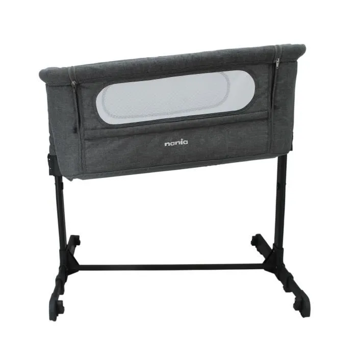 Nania DODI - Lit bébé cododo et lit d'appoint 2 en 1 - Matelas ultra confort 4cm - 5 positions de hauteur - 80 x 42 cm