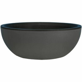 Riviera Coupe pot de fleurs Granit Gris D40 H15 cm