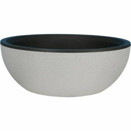 Riviera Coupe pot de fleurs Granit Stone D40 H15 cm
