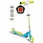 BigBuy Fun Trottinette pliable bleue avec compteur de vitesse