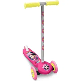 Stamp STAMP Disney Minnie Trottinette 3 Roues Steering Twist avec Plateforme Antidérapant et Frein Arrière - Fille - 2 ans et plus