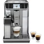 Delonghi PrimaDonna Elite ECAM650.55.MS - Machine à café expresso avec broyeur connectée, écran LCD 3,5 pouces, réservoir grains 400 g, eau 2 L, 8 recettes - Gris