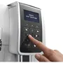 De'Longhi Dinamica ECAM350.35.W - Machine à café expresso avec broyeur, 6 recettes, écran tactile, blanc