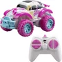 Exost Mini Pixie - Voiture télécommandée tout-terrain rose 1:24, 14 cm, 8 km/h, robuste, pour enfants dès 5 ans - EXOST MINI PIXIE