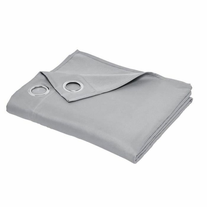 Today Rideau Isolant Thermique Essential Uni - Acier - 140 x 240 cm