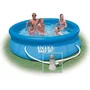 Intex 28122NP - Kit Piscine Hors Sol Autoportante Easy Set Ronde de 305 x 76 cm (Ø 3.5 m) avec Pompe et Filtre à Cartouche de 1.25 m³/h