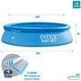 Intex - Piscine hors-sol Easy Set 305 x 76 cm avec pompe filtre 1250 l/h