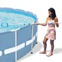 Intex Kit d'Entretien pour Piscine - Perche Télescopique Aluminium 239 cm, Balai Venturi et Épuisette de Surface pour Piscine jusqu'à 4,88 m