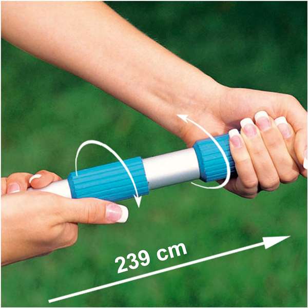 Intex Kit d'entretien de piscine avec manche télescopique de 239 cm Intex Kit d'entretien de piscine avec manche télescopique de 239 cm