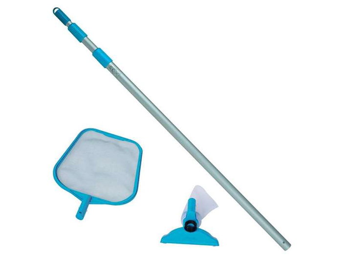 Intex Kit d'entretien de piscine avec manche télescopique de 239 cm Intex Kit d'entretien de piscine avec manche télescopique de 239 cm