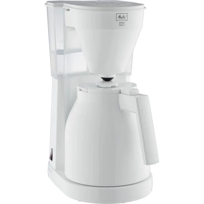 Melitta Cafetière filtre Easy Therm II 1023-05 Blanc - Thermo-pot à commande unique, réservoir d'eau transparent, filtre amovible pour lave-vaisselle Melitta Cafetière filtre Easy Therm II 1023-05 Blanc - Thermo-pot à commande unique, réservoir d'eau transparent, filtre amovible pour lave-vaisselle