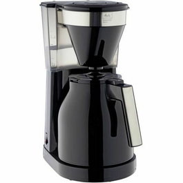 Melitta Cafetière Filtre Easy Top Therm II 1023-08, 1 L, 1050 W, Noir, Pour jusqu'à 12 tasses