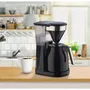 Melitta Cafetière Filtre Easy Top Therm II 1023-08, 1 L, 1050 W, Noir, Pour jusqu'à 12 tasses