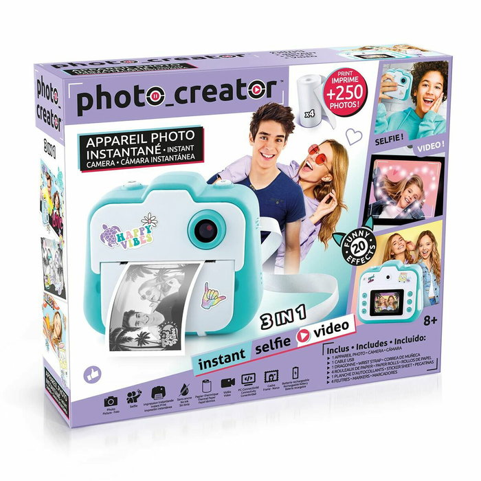 Canal Toys Photo Creator - Appareil Photo Instantané 3 en 1
