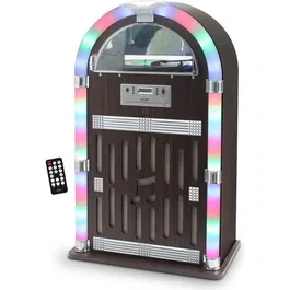 Inovalley RETRO32 JukeBox Vinyle / CD / FM / Bluetooth - Finition Bois