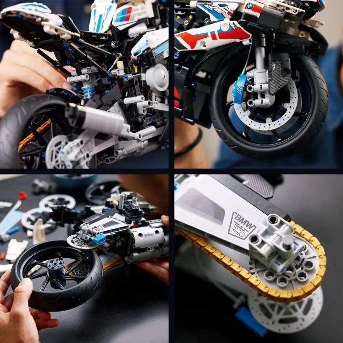 LEGO Technic 42130 - Maquette de Moto BMW M 1000 RR à l'Échelle 1:5, Modèle de Construction Technic pour Adultes, Cadeau pour Passionnés