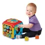 VTech Baby - Cube des découvertes interactif multi-activités parlant et musical pour bébé à partir de 9 mois - 10 mélodies et 4 chansons - Multicolore