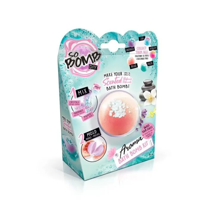 Canal Toys - Kit Création Bombe de Bain Effervescente Aromathérapie et Décorations pour Enfant - Sécuritaire, Non Toxique - BBD 038