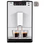 Melitta Solo - Machine à café expresso avec broyeur à grains argent, préparation de 2 tasses, pré-infusion, réglage d'intensité