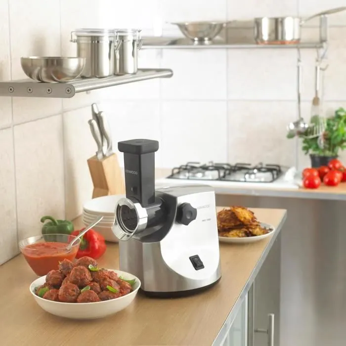 Kenwood MG516 Hachoir à viande 1600 W métal brossé avec accessoires Kenwood MG516 Hachoir à viande 1600 W métal brossé avec accessoires