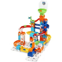 Vtech Circuit à billes Marble Rush Adventure Set S100 - 61 pièces avec 5 billes et lanceur - À partir de 4 ans
