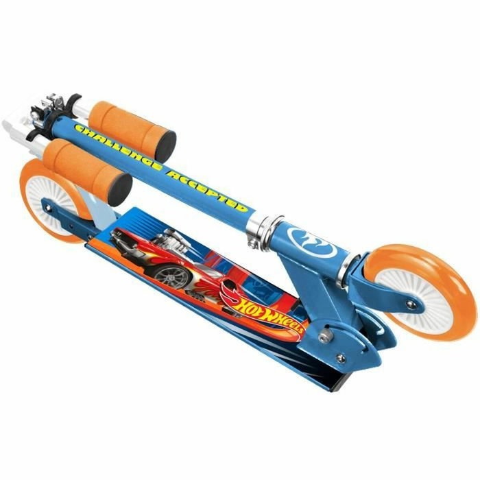 Stamp Trottinette pliable Hot Wheels bleue