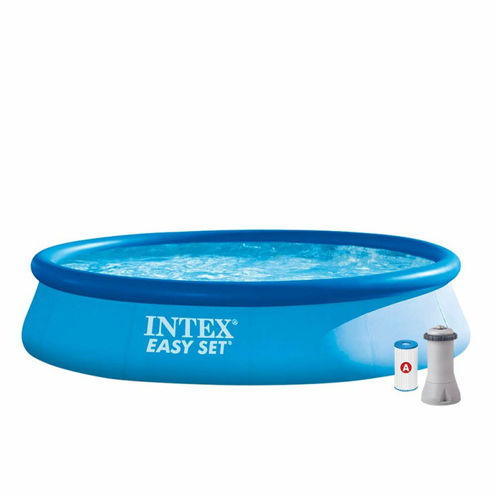 Intex Piscine Easy Set ronde 396 x 84 cm avec filtre Intex Piscine Easy Set ronde 396 x 84 cm avec filtre