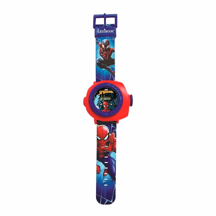 Lexibook - Montre-bracelet numérique Spiderman DMW050SP - Projecteur d'images, messages codés, bracelet ajustable - Enfant 3 ans et plus Lexibook - Montre-bracelet numérique Spiderman DMW050SP - Projecteur d'images, messages codés, bracelet ajustable - Enfant 3 ans et plus