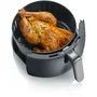 Severin FR2445 - Friteuse à Air sans Huile, Capacité 5L XXL, 2000W, 8 Programmes de Cuisson, Thermostat 80-200°C, Commande Tactile LED, Noir/Inox Brossé