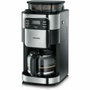 Severin KA 4810 Cafetière filtre avec broyeur intégré, Noir et Inox