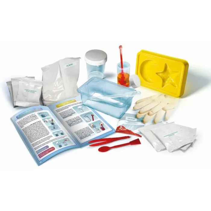 Clementoni - Science & Jeu - Mes premiers cristaux - Kit de création de cristaux colorés et translucides pour enfants Clementoni - Science & Jeu - Mes premiers cristaux - Kit de création de cristaux colorés et translucides pour enfants