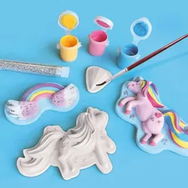 Ses Creative Kit Créatif Moulage et Peinture Licornes - Loisir Créatif pour Enfants à Partir de 5 Ans