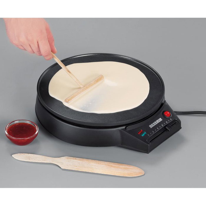 Severin Crêpière CM 2198, 30 cm, Noir