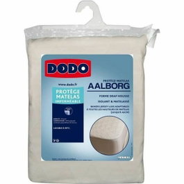 Dodo Protège-matelas Aalborg Matelassé et Imperméable 160 x 200 cm - Blanc