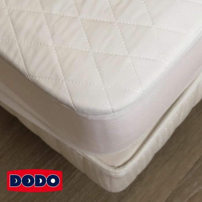 Dodo Protège-matelas Aalborg Matelassé et Imperméable 160 x 200 cm - Blanc Dodo Protège-matelas Aalborg Matelassé et Imperméable 160 x 200 cm - Blanc