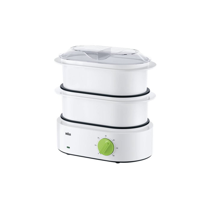 Braun FS 3000 TributeCollection Cuiseur Vapeur Blanc & vert Braun FS 3000 TributeCollection Cuiseur Vapeur Blanc & vert