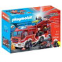 Playmobil Fourgon d'intervention des pompiers City Action avec canon à eau, 138 pièces