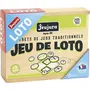 Jeujura Loto en Bois - Coffret Jeu de Société Familial - 48 Cartes, Pions et Puces - A Partir de 3 Ans