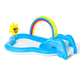 Bestway 53092 Piscine Gonflable avec Jeux Arc-en-Ciel 257x145x91 cm +2 Ans Jardin