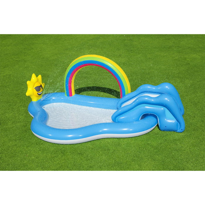 Bestway Piscine Gonflable Parc de Jeux Arc-en-ciel 257x145x91 cm +2 Ans Jardin 53092 Bestway Piscine Gonflable Parc de Jeux Arc-en-ciel 257x145x91 cm +2 Ans Jardin 53092