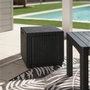 ALLIBERT by KETER Pouf de rangement Cube Graphite 213816 422801