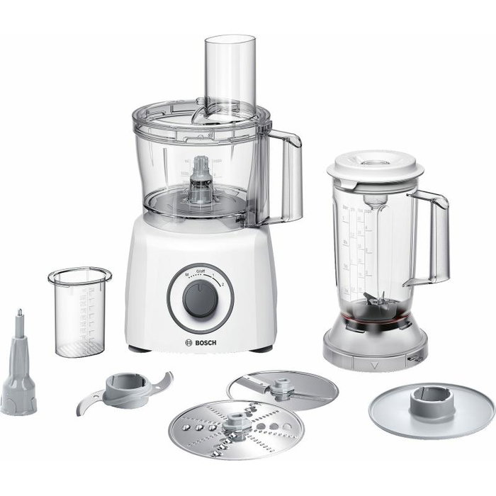 Bosch MultiTalent 3 MCM3200W - Robot multifonction 800 W - Blanc/gris Bosch MultiTalent 3 MCM3200W - Robot multifonction 800 W - Blanc/gris