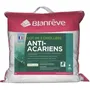 Blanreve Lot de 2 Oreillers Triple Protection 60x60 cm Blanc - Microfibre Anti-Acariens, Garnissage Polyester - Produit Responsable Fabriqué en France
