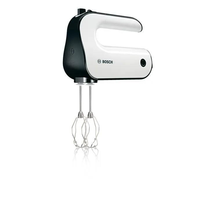 Bosch MFQ4020 STYLINE Batteur à main 450W - 5 vitesses + fonction pulse - Blanc et Gris anthracite