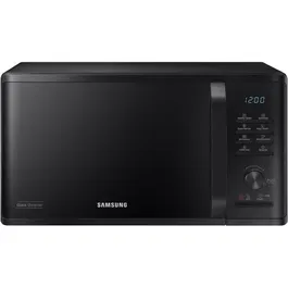 Samsung Micro-ondes Solo MS23K3555E, 23 Litres, Noir, Contrôle Électronique avec Bouton et Fonction Maintien au Chaud