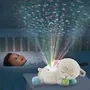 Vtech Baby - Manon, Lumi Mouton Nuit Étoilée, Veilleuse 3 en 1 avec Projections, Mélodies et Bruits Blancs, Peluche Douce pour Bébé