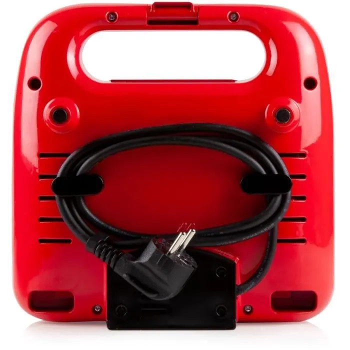 DOMO Appareil à Croque-Monsieur 5 en 1 DO9242W, 750W, avec 5 Jeux de Plaques Anti-Adhésives Interchangeables pour Croques, Gaufres, Donuts