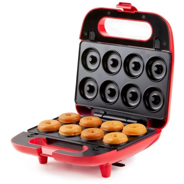DOMO Appareil à Croque-Monsieur 5 en 1 DO9242W, 750W, avec 5 Jeux de Plaques Anti-Adhésives Interchangeables pour Croques, Gaufres, Donuts